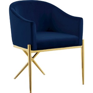 Meridian Furniture,Xavier Velvet Dining Chair - 1 of 4