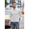 COOFANDY Men's Dress Crew Neck Sweater Lightweight Sweatshirts Knitted Pullover Casual Fashion Long Sleeve Sweater - 2 of 4