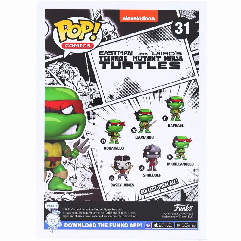 Funko Teenage Mutant Ninja Turtles PX Exclusive POP Vinyl Figure | Raphael, 3 of 4