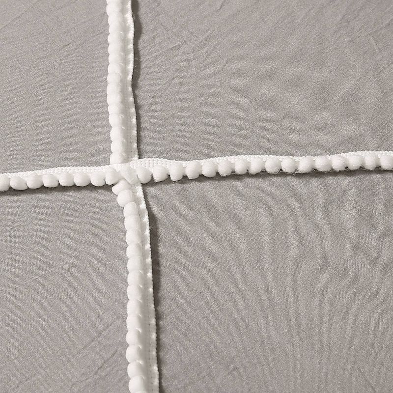 Diamond Pom Pom Comforter Set – Lush Décor, 4 of 7