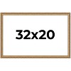 PosterPalooza | 32x20 Wood Antique Frame with UV Acrylic, 4 Finishes: Bronze, Gold, Silver, and Black - 2 of 4