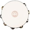 MEINL Recording-Combo Goat-Skin Wood Tambourine Two Rows Dual Alloy Jingles Super Natural - 2 of 4