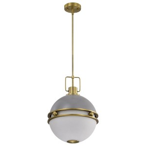 Nuvo Lighting Everton 2 - Light Pendant in  Matte Gray - 1 of 1