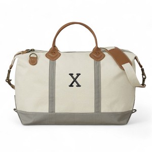 Personalization Mall Luxurious Weekender Embroidered Canvas Duffel - 1 of 1