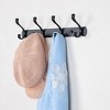 Unique Bargains Aluminum Wall Mounted Coat Hat Towel Clothes Robe Hooks And  Hangers Silver Tone 1 Pc : Target