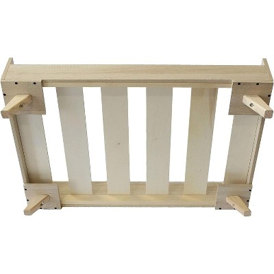 Small Light Wood Elevated Outdoor Dog Bed Frame