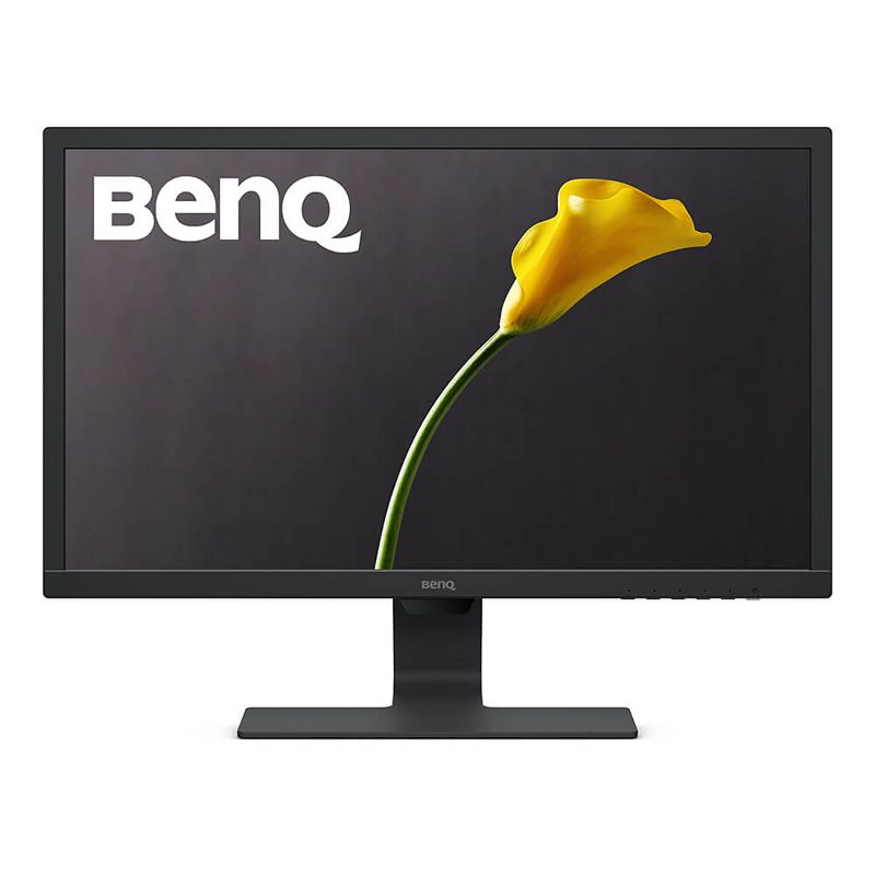 BenQ GL2480 24 Inch Full HD 1920 x 1080 1ms GTG 60 Hz D-Sub, DVI, HDMI Low Blue Light Flicker-Free Technology Eye-Care LED Backlit LCD Monitor, Black, 1 of 9