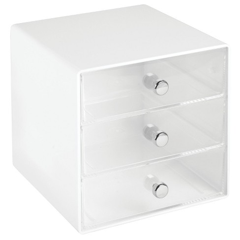 Mdesign Plastic Office Supply 3 Drawer, Plastic 3 Drawer Storage Target