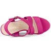 Allegra K Women's Espadrille Ankle Strap Crisscross Strap Wedges Sandals - 4 of 4