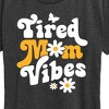 Women's - Instant Message - Vibes Tired Mom Short Sleeve Graphic T-Shirt - 2 of 4