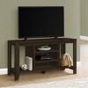 GlasFlength TV Stands and Consoles TV Console Table TV Center TV Stand with Open Storage Shelves for Living Room, Black, 47.75"*17.25"*24.25" - 2 of 4