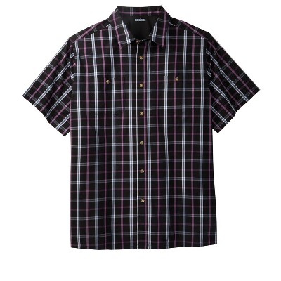 KingSize Short Sleeve Printed Sport Shirt