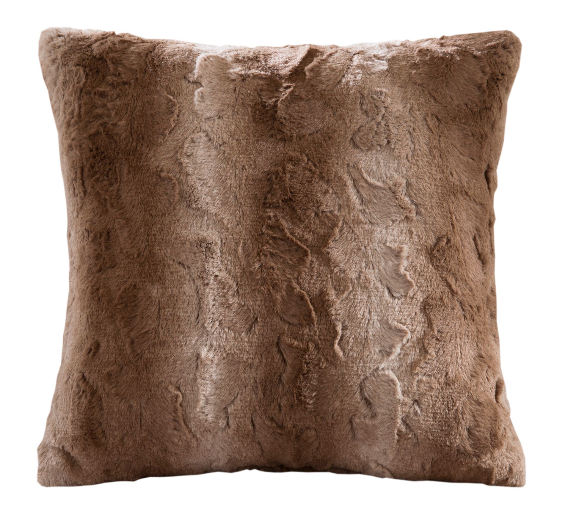 20"x20" Oversize Marselle Faux Fur Square Throw Pillow - Madison Park