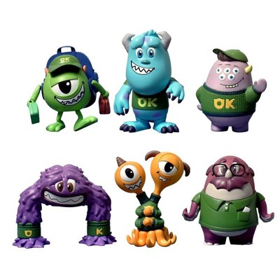 Hot Toys Monsters University 3" Cosbaby Figures, Set of 6