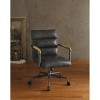 Vynxaria Harith Antique Slate Top Grain Leather Office Chair - Luxurious & Ergonomic Design - 4 of 4