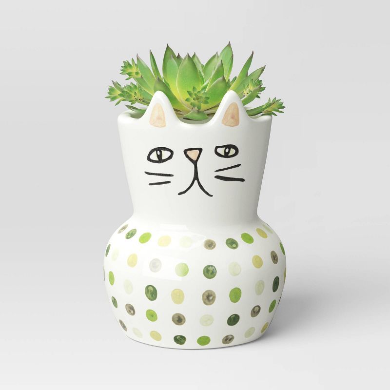 Family Pet Ceramic Indoor Outdoor Planter Pot 3.15"x3.15" - Threshold™, 4 of 13