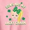 Boys' JoJo Siwa Lucky Charm Graphic Long Sleeve Fleece Sweatshirt - Mauve - Small - 2 of 4