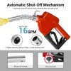 Mojgar Automatic Fuel Nozzles 3/4", Auto Shut Off Fuel Transfer Nozzle with 360° Swivel Joint, Hook,13/16"(OD=20mm) Spout - 3 of 4