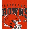 NFL Cleveland Browns Vintage Arch Block Ultra Soft Blanket - 2 of 3
