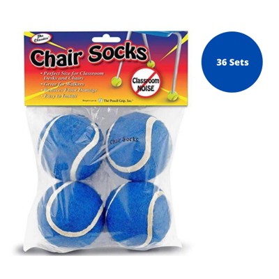 The Pencil Grip™ Chair Socks, Blue, Pack of 144