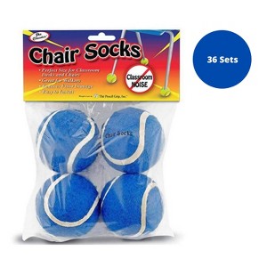 The Pencil Grip™ Chair Socks, Blue, Pack of 144 - 1 of 3