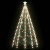 vidaXL Cold White LED Christmas Tree Net Lights with USB Connector - Indoor/Outdoor - Energy Efficient - 250 LEDs - 98.4" Dark Green Wire - 3 of 4