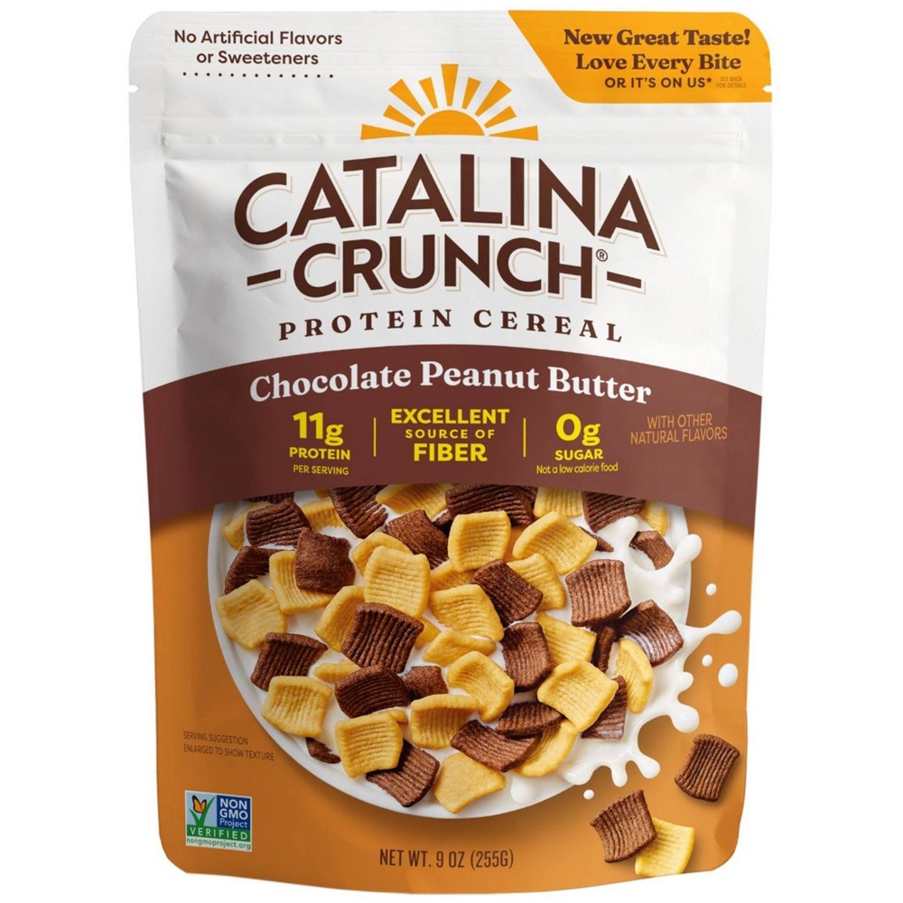 Catalina Crunch Chocolate Peanut Butter Protein Breakfast Cereal - 9oz