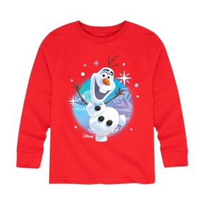 Boys' - Frozen 2 - This Snowman Can Long Sleeve Graphic T-Shirt - 1 of 4