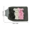 Unique Bargains Bath Flower Shower Gloves for Bathroom 8.66"x5.51" Gray 1 Pc - 2 of 3