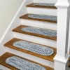 Colonial Mills Howell Tweed Stair Treads - Lake Blue 8"x28" - 2 of 3