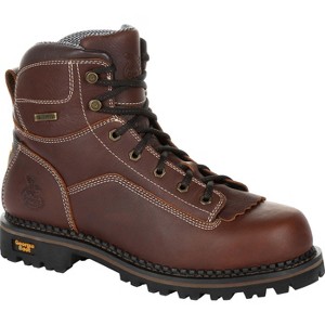 Men's Georgia Boot AMP LT Logger Low Heel Waterproof Work Boot - 1 of 4