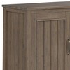 Rowan TV Stand for TVs up to 60" Smoky Brown - Wyndenhall: Contemporary Style, 30-Inch Height, Storage Drawer - 4 of 4