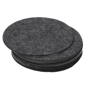 Unique Bargains Round Soft Adhesive Non-slip Anti-scratch Furniture Lamp Base Felt 10 Pcs - 1 of 3