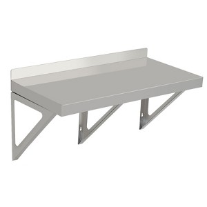 Stainless Steel Wall-Mounted Shelving Appliance & Equipment Metal Shelving for Kitchen Restaurant Garage Laundry Utility Room - 1 of 2