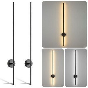 POWLIG LED Dimmable Aluminum Wall Sconce with 350 Degree Rotation (Set of 2) - 1 of 4
