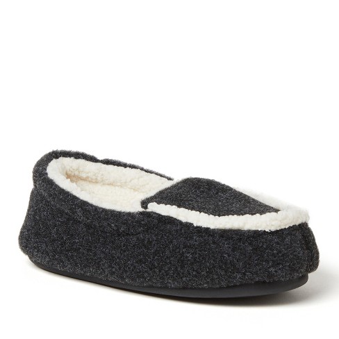 Plaid moccasin online slippers