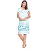 Casual Nights Women's Lace Short Sleeve Nightgown - 2 of 4