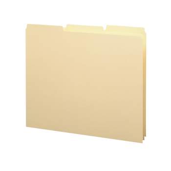 Smead Guides, Plain 1/3-Cut Tab (Blank), Letter Size, Manila, 100 per Box (50134)