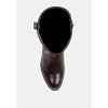 Renny Buckle Strap Embellished Calf Boots Women - 3 of 4