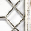 Stratton Home Decor Rustic Farmhouse Distressed Window Panel Wall Decor, White - 3 of 4