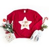 Simply Sage Market Women's Graphic Sweatshirt Merry and Bright Star - 3 of 4
