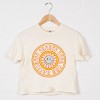 Simply Sage Market S.W.Smiley Create Your Own Happiness Flower Boxy Crop Top - 3 of 4
