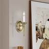 Livex Lighting Williamsburgh 1 - Light Wall Light in  Antique Brass - 2 of 4