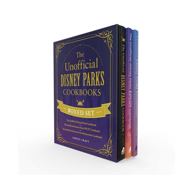 The Unofficial Disney Parks Cookbooks Boxed Set - (Unofficial Cookbook) by  Ashley Craft (Hardcover), 1 of 2