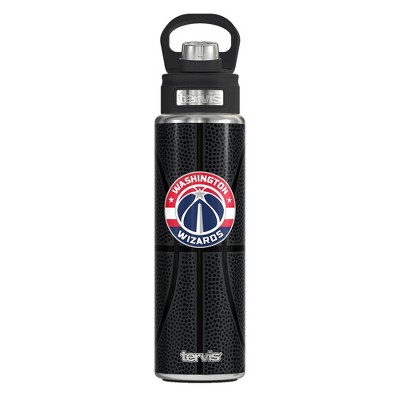 NBA Washington Wizards 24oz Leather Wide Mouth Water Bottle