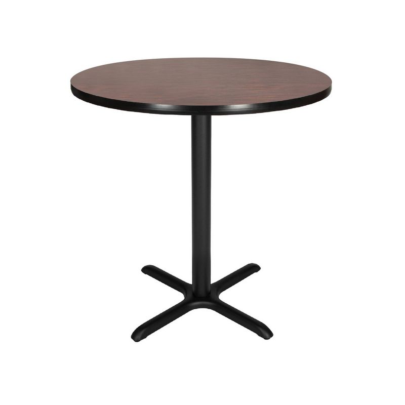 36" Round Composite Core Counter Height Dining Table Laminated with Steel Base - Hampden Furnishings, 1 of 6