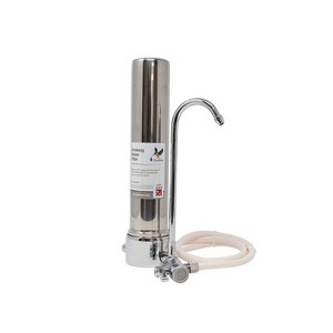 Doulton W9331208 HCS Countertop Filter System, Tap Fit 10 in UltraCarb Short Thread Element BSP Mount, Superb Taste Drinking Water Filter - 1 of 4