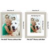 Americanflat 8x10 Picture Frame in Light Wood - Displays 5x7 With Mat and 8x10 Without Mat - Composite Wood with Shatter Resistant Glass  and Tabletop - 2 of 4