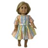 Doll Clothes Superstore Pastel Glitter Dress Fits 18 Inch Girl Dolls Like American Girl Our Generation My Life Dolls - 2 of 4