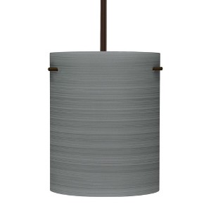 Besa Lighting Tamburo 8 1 - Light Pendant in  Bronze - 1 of 1